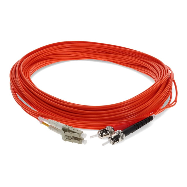 ADD-ON COMPUTER PERIPHERALS, INC. AddOn ADD-ST-LC-20M6MMF  20m LC to ST OM1 Orange Patch Cable - Patch cable - LC/UPC multi-mode (M) to ST/UPC multi-mode (M) - 20 m - fiber optic - duplex - 62.5 / 125 micron - OM1 - halogen-free - orange