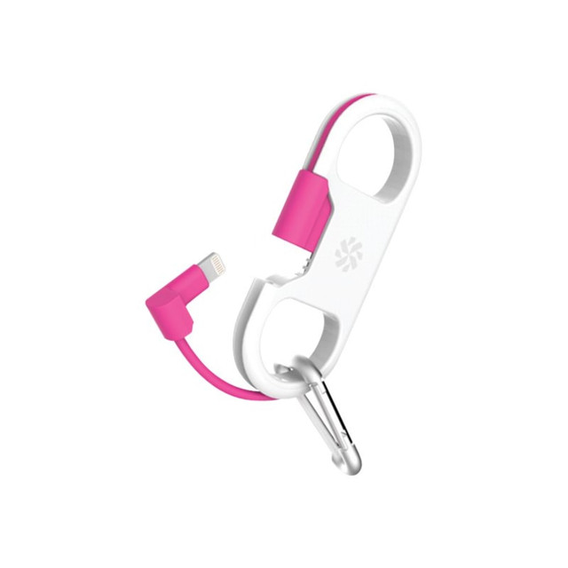 KANEX K8PINKEY01PK  GoBuddy - Lightning cable - USB male to Lightning male - 3.7 in - pink
