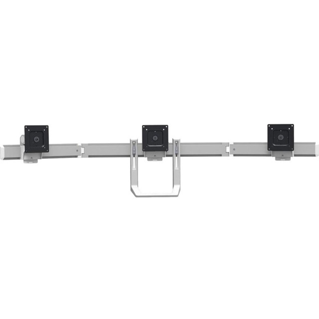 ERGOTRON 98-009-026  Mounting Adapter Kit for Monitor - Polished Aluminum - 3 Display(s) Supported - 24in Screen Support - 10.20 lb Load Capacity - 100 x 100, 75 x 75