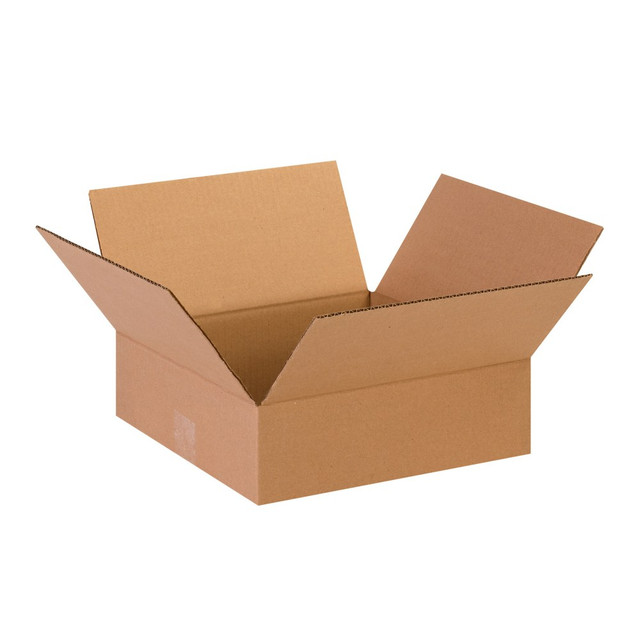 B O X MANAGEMENT, INC. 13134 Partners Brand Flat Corrugated Boxes, 13in x 13in x 4in, Kraft, Pack Of 25 B O X MANAGEMENT, INC. 13134 Partners Brand Flat Corrugated Boxes, 13in x 13in x 4in, Kraft, Pack Of 25
