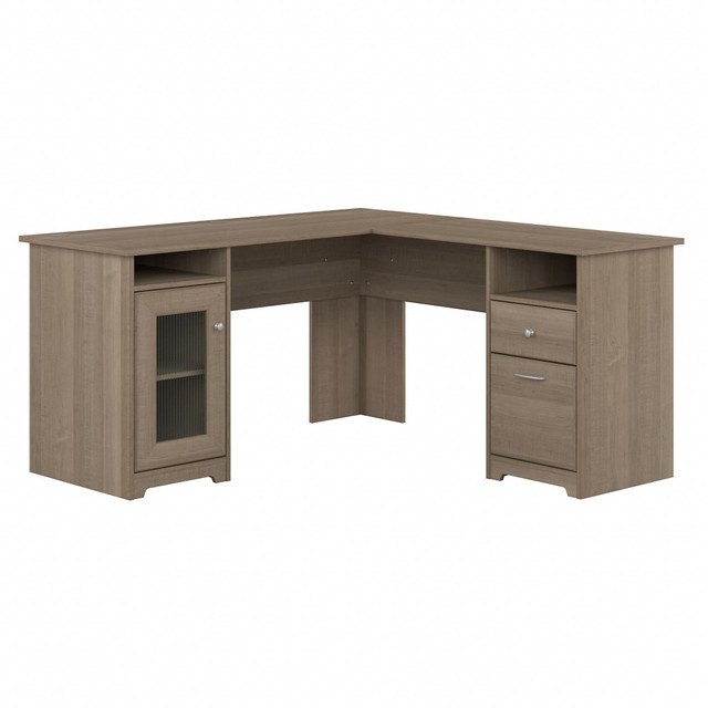 BUSH INDUSTRIES INC. WC31230K Bush Business Furniture Cabot 60inW L-Shaped Corner Desk, Ash Gray, Standard Delivery BUSH INDUSTRIES INC. WC31230K Bush Business Furniture Cabot 60inW L-Shaped Corner Desk, Ash Gray, Standard Delivery
