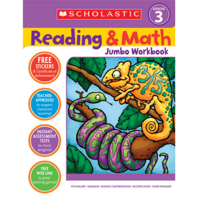 SCHOLASTIC INC 9780439786027 Scholastic Reading/Math - Grade 3