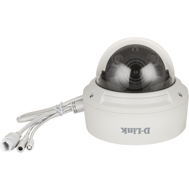 D-LINK SYSTEMS USA, INC. DCS-4618EK D-Link Vigilance DCS-4618EK 8 Megapixel HD Network Camera - Dome - 98.43 ft - H.265, H.264, MJPEG - 3840 x 2160 - 3.30 mm Varifocal Lens - 3.6x Optical - 20 fps - CMOS - Vandal Resistant D-LINK SYSTEMS USA, INC. DCS-4618EK D-Link Vigilance DCS-4618EK 8 Megapixel HD Network Camera - Dome - 98.43 ft - H.265, H.264, MJPEG - 3840 x 2160 - 3.30 mm Varifocal Lens - 3.6x Optical - 20 fps - CMOS - Vandal Resistant