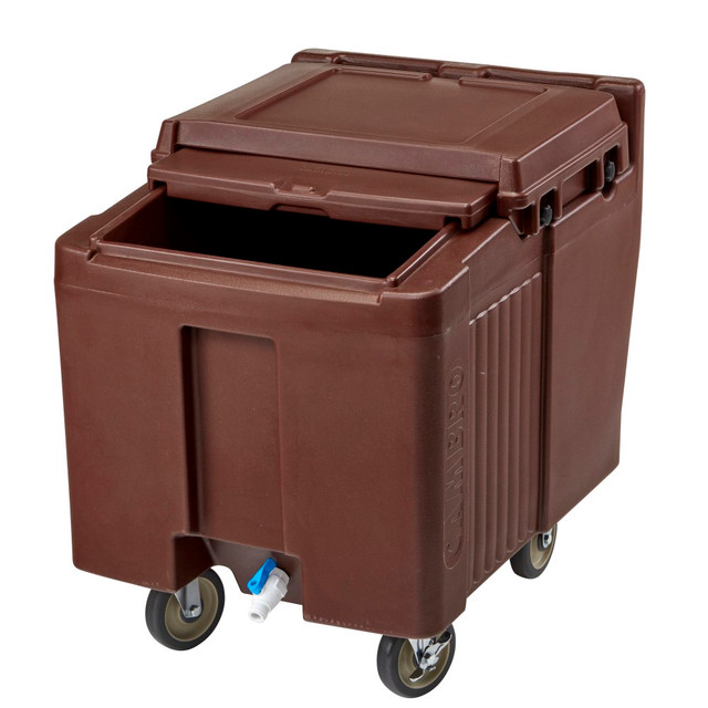 CAMBRO MFG. CO. ICS125L131 Cambro SlidingLid Ice Caddy, 125-Lb Capacity, Dark Brown CAMBRO MFG. CO. ICS125L131 Cambro SlidingLid Ice Caddy, 125-Lb Capacity, Dark Brown