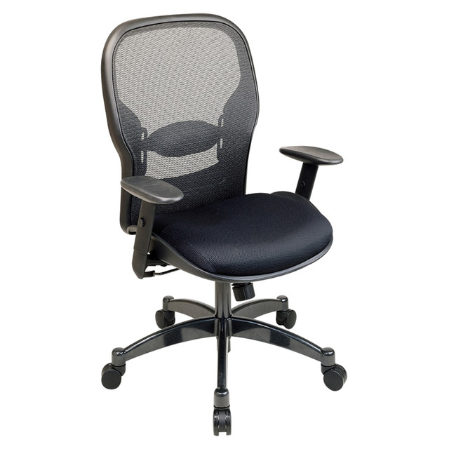OFFICE STAR PRODUCTS Office Star 2300  Professional Matrex Mesh Chair, 46 1/4inH x 27 1/4inW x 25 3/4inD, Black/Gunmetal