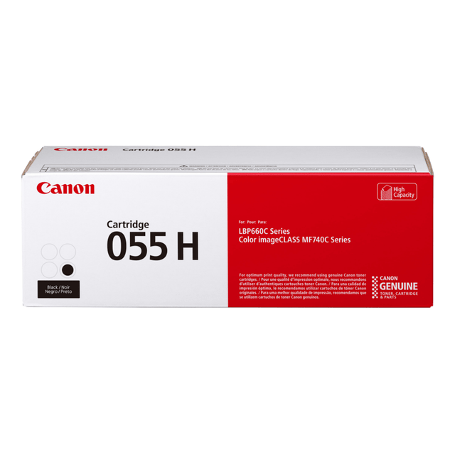 CANON USA, INC. 3020C001AA Canon 055H Black High Yield Toner Cartridge, 3020C001