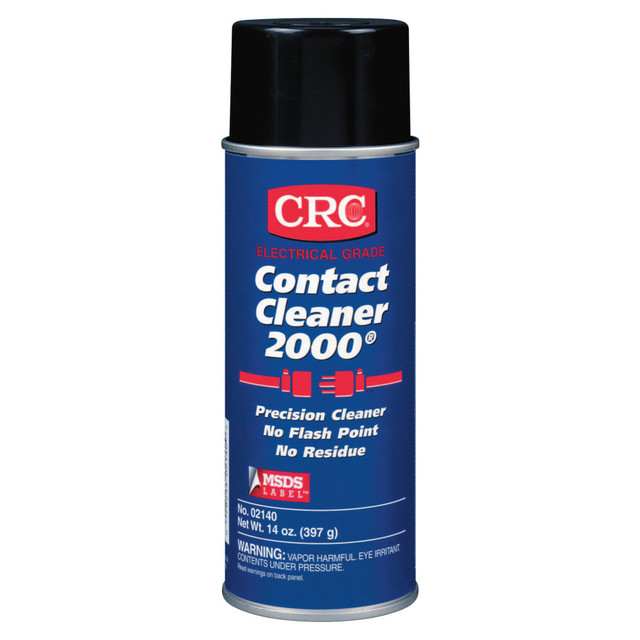 CRC INDUSTRIES, INC. 02140 CRC Contact Cleaner 2000 Precision Cleaner With Wide Cap, 13 Oz Can, Case Of 12