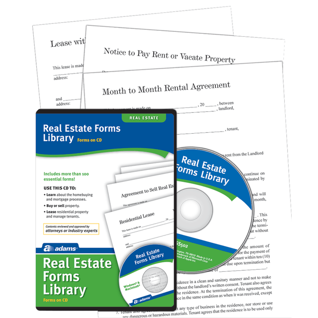 TOPS BUSINESS FORMS SS502 Adams Real Estate Forms Library TOPS BUSINESS FORMS SS502 Adams Real Estate Forms Library