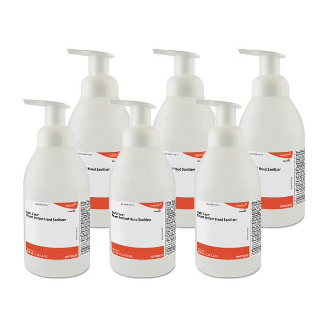 DIVERSEY DVO100930835 Soft Care Foam Instant Hand Sanitizer, 532 mL, Carton Of 6 Bottles DIVERSEY DVO100930835 Soft Care Foam Instant Hand Sanitizer, 532 mL, Carton Of 6 Bottles