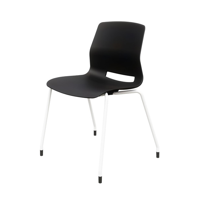 KENTUCKIANA FOAM INC 2700-WH-10 KFI Studios Imme Stack Chair, Black/White