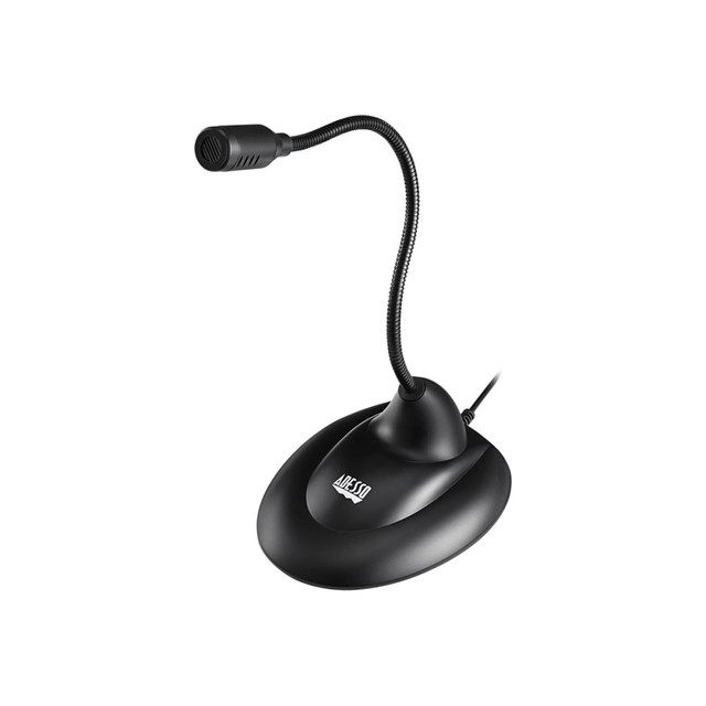 Clear sound quality. The high-quality omnidirectional condenser microphone can pick voice up accurately and clearly. The microphone is suitable for dictation, online-classrooms, video conferencing and streaming. The microphone is compatible with most video conferencing applications such as Zoom, Skype, Webex, GoToMeeting, Google Meet, Microsoft Teams and many more.  360-degree adjustable gooseneck. The adjustable gooseneck shaft quietly positions the microphone to suit user comfort. The compact and stable base maximizes your desktop space.  Noise-canceling technology. The intelligent noise cancelling technology can pick up your voice smoothly and accurately and reduce unwanted background noise and echo.  Convenient On/Off switch. Located on the back panel, you can quickly mute the microphone with the On/Off button.