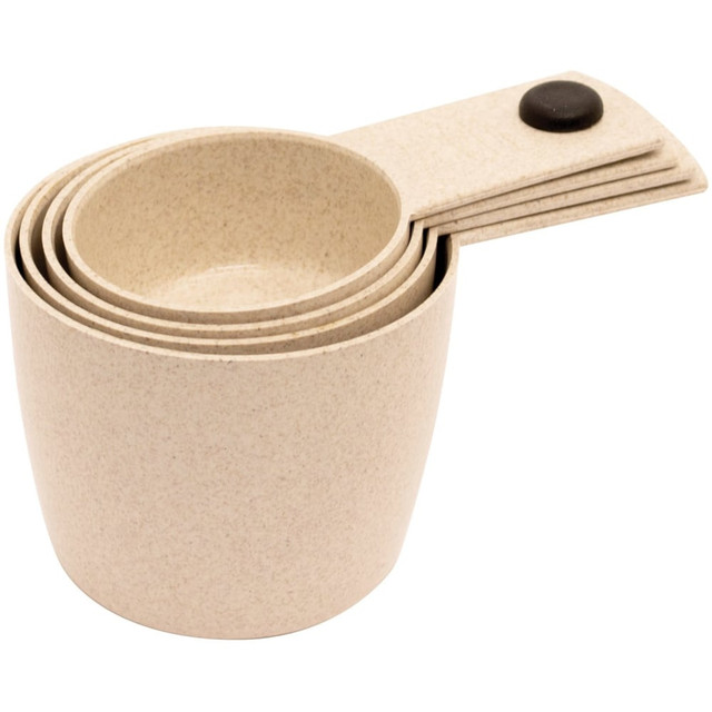 STARFRIT USA INC 080284-006-0000 Gourmet by Starfrit ECO Measuring Cup Set, Beige, Set Of 4 Cups