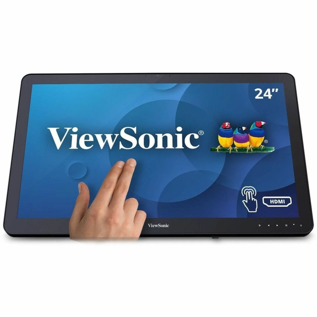VIEWSONIC CORPORATION TD2430 Viewsonic TD2430 24 LCD Touchscreen Monitor - 16:9 - 25 ms - Projected Capacitive - Multi-touch Screen - 1920 x 1080 - Full HD - 16.7 Million Colors - 50,000,000:1 - 250 Nit - WLED Backlight - Speakers - HDMI - USB - VGA VIEWSONIC CORPORATION TD2430 Viewsonic TD2430 24 LCD Touchscreen Monitor - 16:9 - 25 ms - Projected Capacitive - Multi-touch Screen - 1920 x 1080 - Full HD - 16.7 Million Colors - 50,000,000:1 - 250 Nit - WLED Backlight - Speakers - HDMI - USB - VGA
