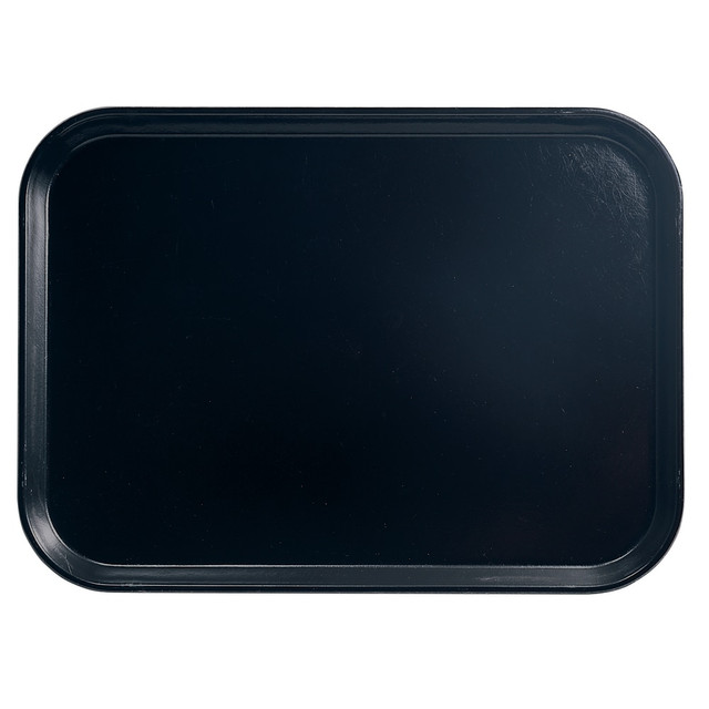 CAMBRO MFG. CO. 1418110 Cambro Camtray Rectangular Serving Trays, 14in x 18in, Black, Pack Of 12 Trays CAMBRO MFG. CO. 1418110 Cambro Camtray Rectangular Serving Trays, 14in x 18in, Black, Pack Of 12 Trays