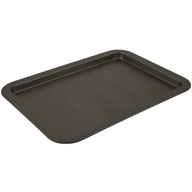 RANGE KLEEN MFG, INC. Range Kleen B01SC  B01SC Non-Stick Small Cookie Sheet - Baking, Roasting, Toasting - Dishwasher Safe - Gray, Black - Carbon Steel, Silicone Body