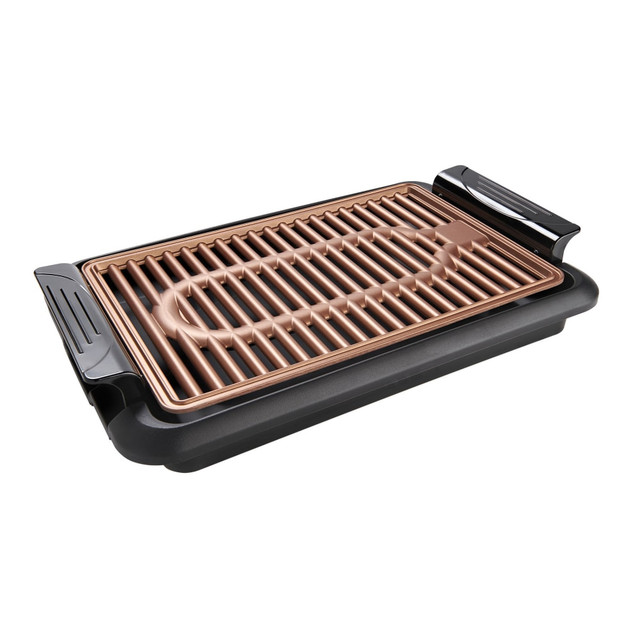 W APPLIANCE Betty Crocker BC-4950C  Indoor Smokeless Grill, 3-3/4inhH x 18-1/2inW x 12-1/4inD, Black