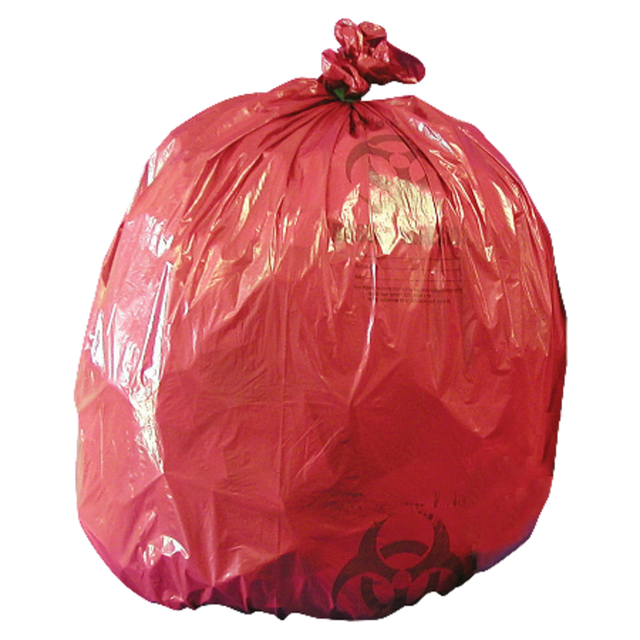 UNIMED MIDWEST, INC. RIWB142424 Unimed Biohazard Can Liners, 10 Gallon, Box Of 50