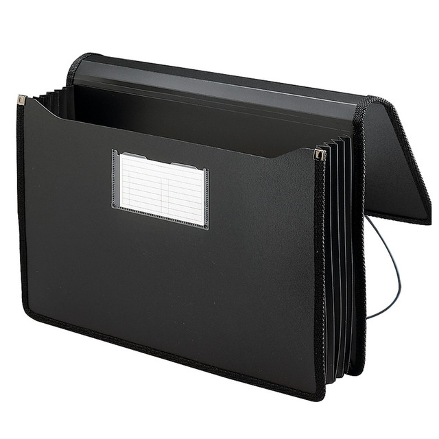 SMEAD MFG CO 71510 Smead Poly Premium Wallet, 5 1/4 Expansion, Legal Size, 16 1/2in x 10 1/4in, Black SMEAD MFG CO 71510 Smead Poly Premium Wallet, 5 1/4 Expansion, Legal Size, 16 1/2in x 10 1/4in, Black