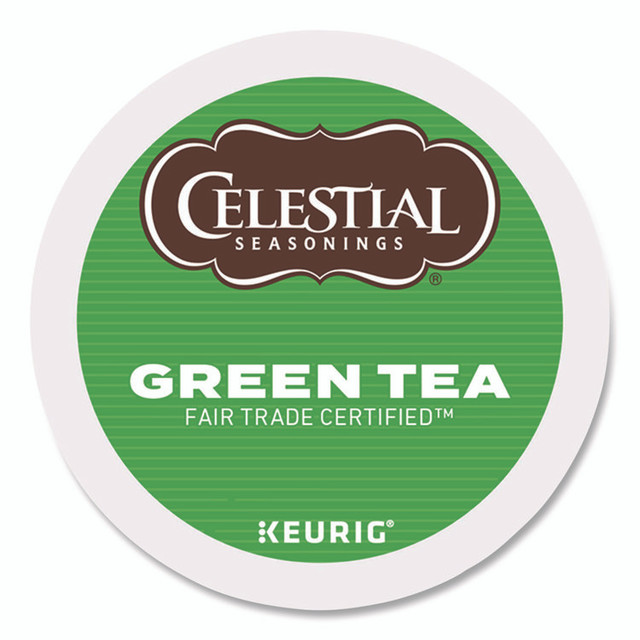 KEURIG DR PEPPER Celestial Seasonings® 14734CT Green Tea K-Cups, 96/Carton