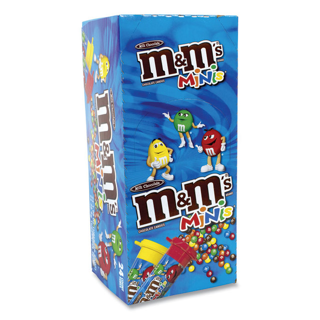 MARS, INC. & M's® 20900061 Milk Chocolate Mini Tubes, 1.08 oz, 24 Tubes/Box