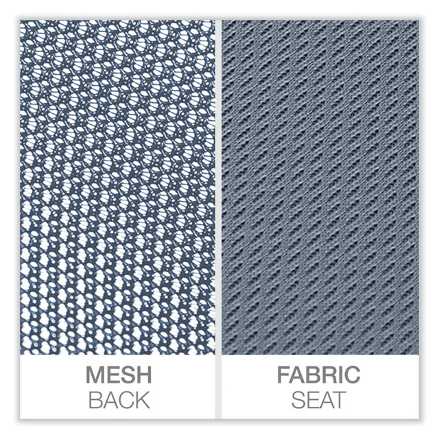 ALERA Workspace by WS42B77 Mesh Back Fabric Task Chair, Supports Up to 275 lb, 17.32" to 21.1" Seat Height, Seafoam Blue Seat/Back