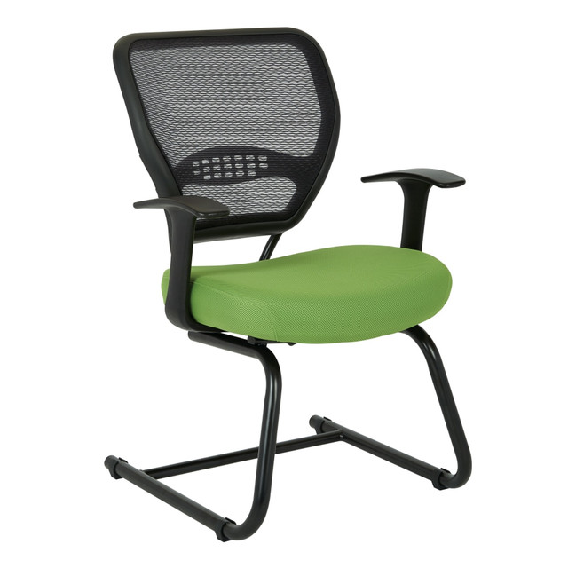 OFFICE STAR PRODUCTS 5505-6 Office Star Space 55 Series Professional AirGrid Back Visitors Chair, Green