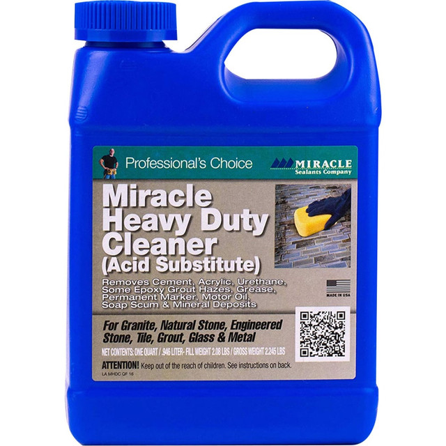 RUST-OLEUM CORPORATION MHDCQT6 Miracle Sealants Heavy-Duty Acid Substitute Cleaner, 1 Quart, Case Of 6 Bottles