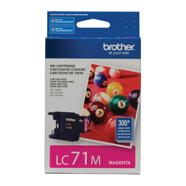 BROTHER INTL CORP LC71M Brother LC71 Magenta Ink Cartridge, LC71M