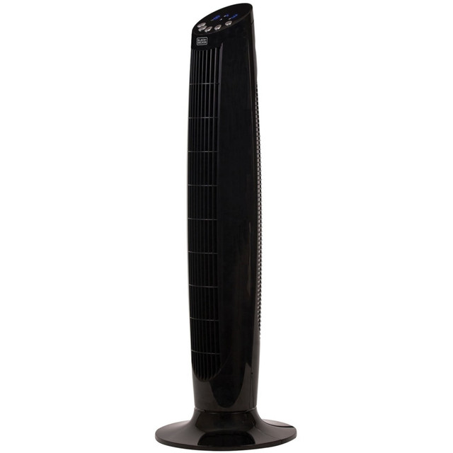 W APPLIANCE COMPANY LLC Black+Decker BFTR36B  36 In. Digital Tower Fan With Remote - 3 Speed - Oscillating, Timer-off Function - 35.9in Height x 11.8in Width x 11.8in Depth