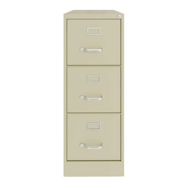 HIRSH INDUSTRIES LLC 24855 Hirsh Commercial 22inD Vertical 3-Drawer File Cabinet, Putty