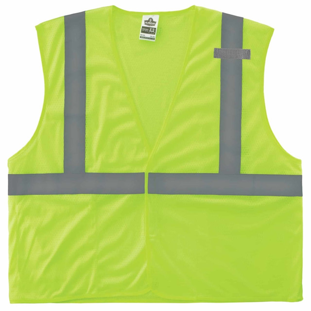 ERGODYNE CORPORATION 21029 Ergodyne GloWear Safety Vest, Economy, Type-R Class 2, 4X/5X, Lime, 8210HL