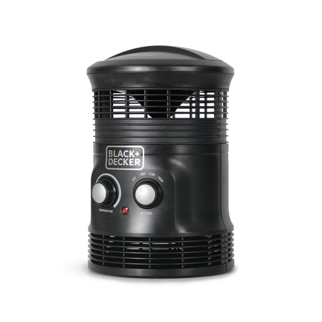 SUNCRAFT SOLUTIONS, INC BHDS156 Black+Decker 360 deg. Personal Portable Space Heater, 12-1/16inH x 7-7/8inW x 8-1/8inD SUNCRAFT SOLUTIONS, INC BHDS156 Black+Decker 360 deg. Personal Portable Space Heater, 12-1/16inH x 7-7/8inW x 8-1/8inD