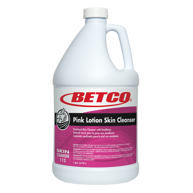BETCO CORPORATION H1120400 Betco Pink Lotion Skin Soap Cleanser, Unscented, 128 Oz Bottle BETCO CORPORATION H1120400 Betco Pink Lotion Skin Soap Cleanser, Unscented, 128 Oz Bottle