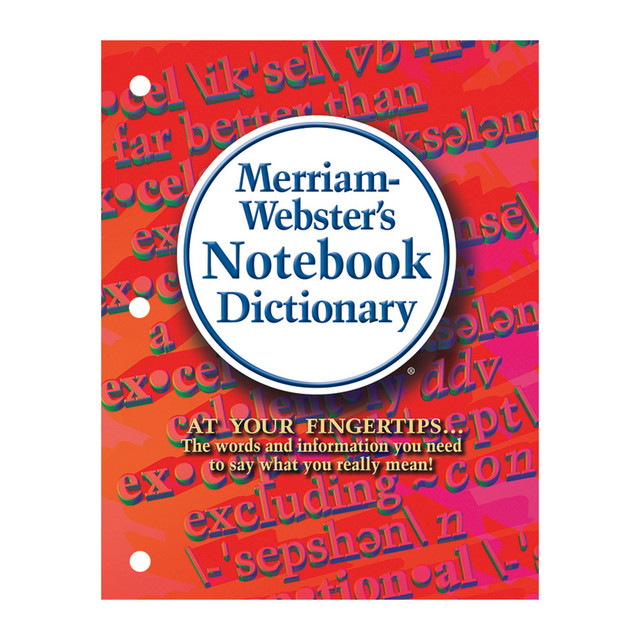 BAUMGARTENS MW-6503BN Merriam-Websters Notebook Dictionary, Pack Of 3