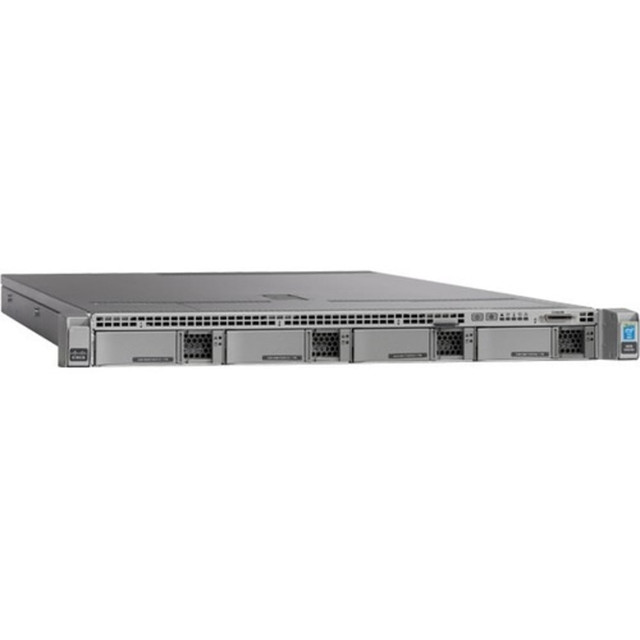 CISCO UCS-SPR-C220M4-E2 C220 M4 1U Rack Server - 2 x Intel Xeon E5-2620 v3 2.40 GHz - 16 GB RAM - 12Gb/s SAS, Serial ATA Controller - Intel C610 Chip - 2 Processor Support - Gigabit Ethernet - 2 x 770 W CISCO UCS-SPR-C220M4-E2 C220 M4 1U Rack Server - 2 x Intel Xeon E5-2620 v3 2.40 GHz - 16 GB RAM - 12Gb/s SAS, Serial ATA Controller - Intel C610 Chip - 2 Processor Support - Gigabit Ethernet - 2 x 770 W