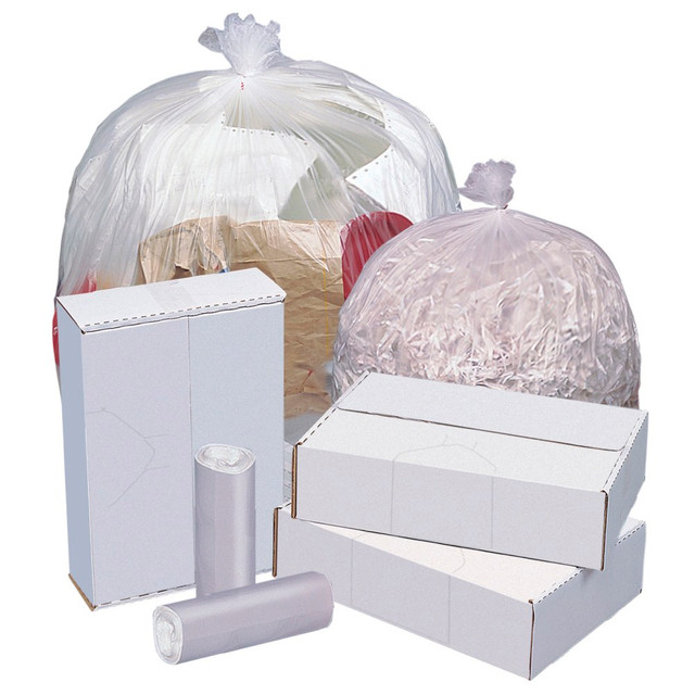 PITT PLASTICS INC. PITT001 Highmark 8 MIC Trash Bags, 16 gal, 24inH x 33inW, Natural, Case of 1000 Bags PITT PLASTICS INC. PITT001 Highmark 8 MIC Trash Bags, 16 gal, 24inH x 33inW, Natural, Case of 1000 Bags