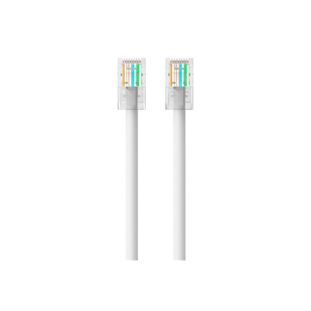 BELKIN, INC. Belkin A3L980-05-WHT  High Performance - Patch cable - RJ-45 (M) to RJ-45 (M) - 5 ft - UTP - CAT 6 - white - for Omniview SMB 1x16, SMB 1x8; OmniView SMB CAT5 KVM Switch