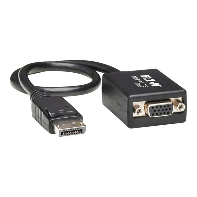 TRIPP LITE P134-001-VGA  DisplayPort to VGA Adapter Converter Active DP to VGA 1080p M/F 1ft 1ft - Video converter - DisplayPort - VGA - black