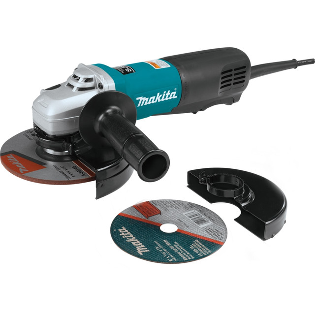 MAKITA CORPORATION 9566PCX1 Makita High-Power Paddle Corded Angle Grinder, 6in, Blue