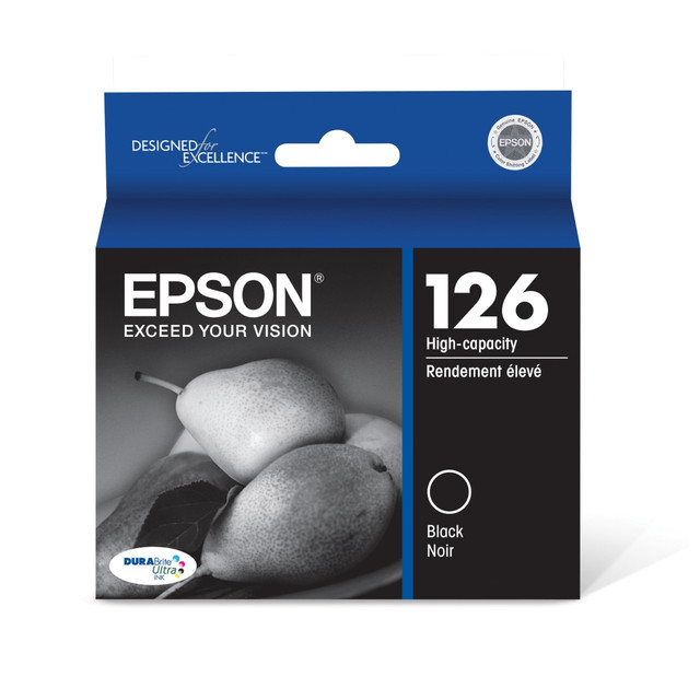 EPSON AMERICA INC. T126120-S Epson 126 DuraBrite Ultra Black Ink Cartridge, T126120