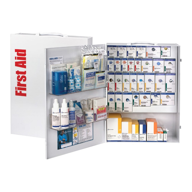 FIRST AID ONLY, INC. FAO90829 First Aid Only XL SmartCompliance First Aid Cabinet, 17inH x 5 3/4inW x 22 1/2inD, White FIRST AID ONLY, INC. FAO90829 First Aid Only XL SmartCompliance First Aid Cabinet, 17inH x 5 3/4inW x 22 1/2inD, White