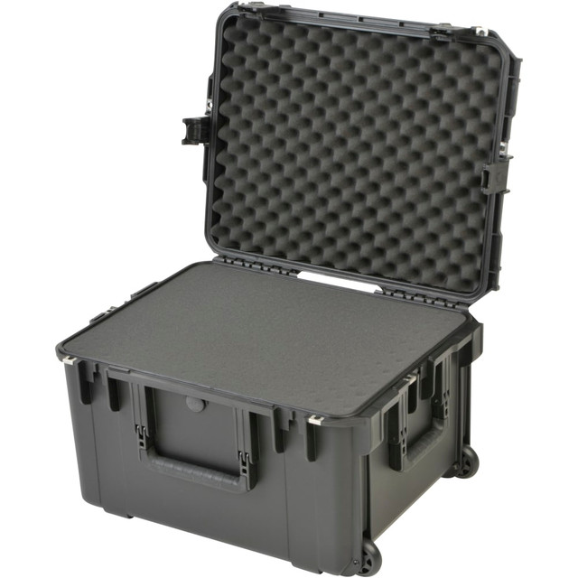 SKB CORPORATION SKB Cases 3I-2217-12BC  iSeries Protective Case With Cubed Foam And In-Line Wheels, 22in x 17in x 12-1/2in, Black