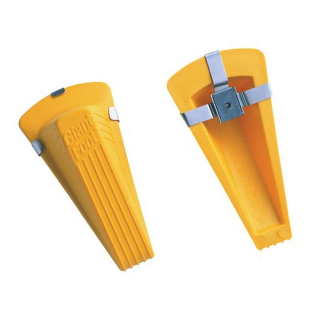 NATIONAL INDUSTRIES FOR THE BLIND SKILCRAFT 534000NIB0382  Wedge-Style Doorstop, 2inH x 3-1/2inW x 6-3/4inD, Yellow