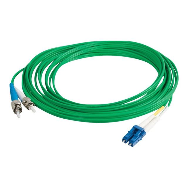 LASTAR INC. 33330 C2G 1m LC-ST 9/125 Duplex Single Mode OS2 Fiber Cable TAA - Green - 3ft - Patch cable - LC single-mode (M) to ST single-mode (M) - 1 m - fiber optic - duplex - 9 / 125 micron - OS2 - green