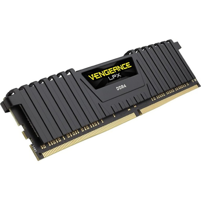 CORSAIR MEMORY, INC. Corsair CMK4GX4M1A2400C16  4GB Vengeance LPX DDR4 SDRAM Memory Module - 4 GB (1 x 4GB) - DDR4-2400/PC4-19200 DDR4 SDRAM - 2400 MHz - CL16 - 1.20 V - Unbuffered - 288-pin - DIMM