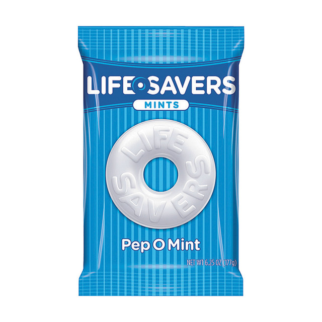 MARS CHOCOLATE NORTH AMERICA LLC 08503 Life Savers, Pep-O-Mint, 6.25 Oz  Bag