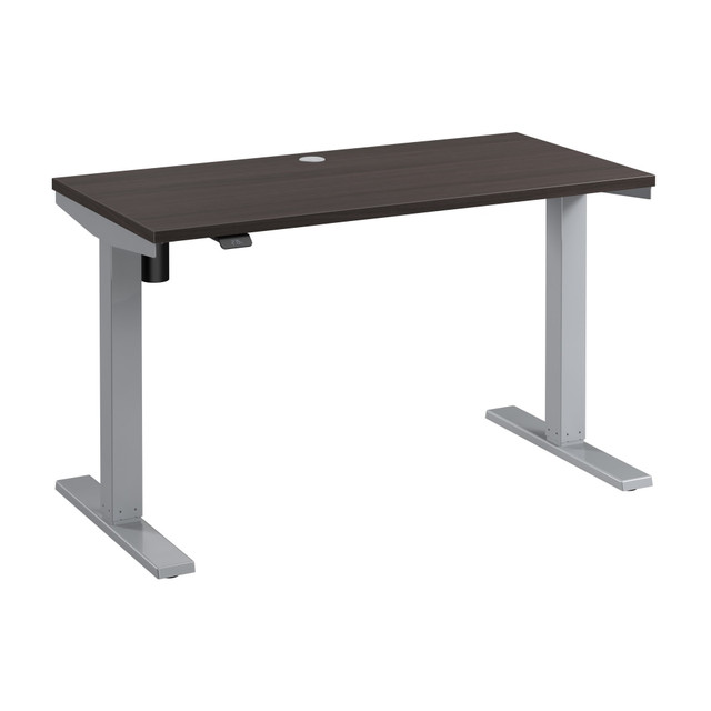BUSH INDUSTRIES INC. M4S4824SGSK Move 40 Series by Bush Business Furniture Electric 48inW Height-Adjustable Standing Desk, 48in x 24in, Storm Gray/Cool Gray Metallic, Standard Delivery BUSH INDUSTRIES INC. M4S4824SGSK Move 40 Series by Bush Business Furniture Electric 48inW Height-Adjustable Standing Desk, 48in x 24in, Storm Gray/Cool Gray Metallic, Standard Delivery