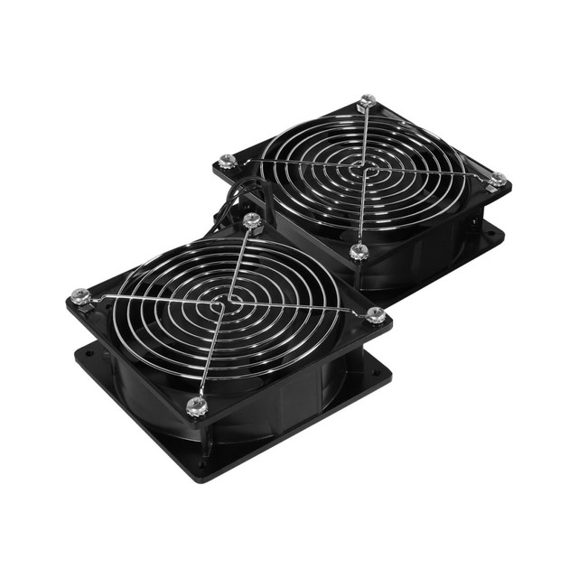 CYBERPOWERPC CyberPower CRA11002  Carbon CRA11002 - Rack fan kit (120 V) - black