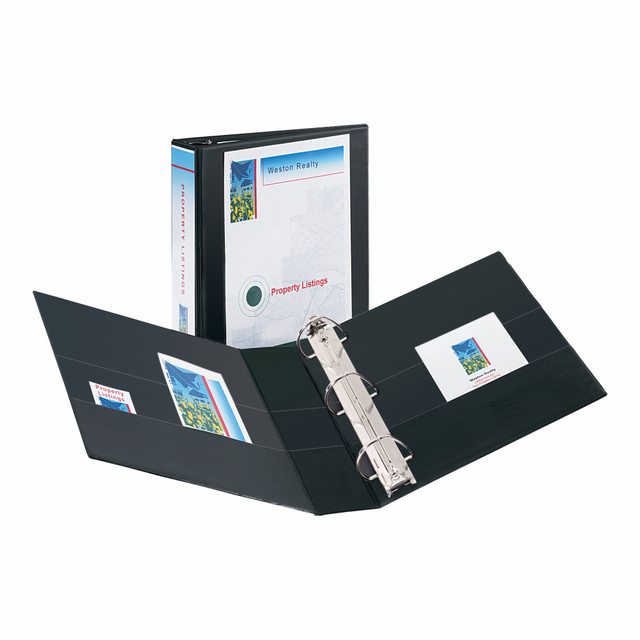 AVERY PRODUCTS CORPORATION 09500 Avery Durable View 3-Ring Binder, 2in Slant Rings, Black AVERY PRODUCTS CORPORATION 09500 Avery Durable View 3-Ring Binder, 2in Slant Rings, Black