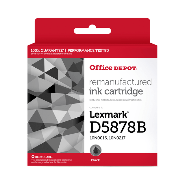 CLOVER TECHNOLOGIES GROUP, LLC ODL16 Office Depot Brand Remanufactured Black Ink Cartridge Replacement For Lexmark 16, L16